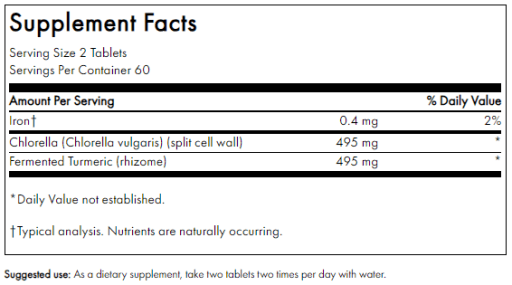 Chlorella & Fermented Turmeric