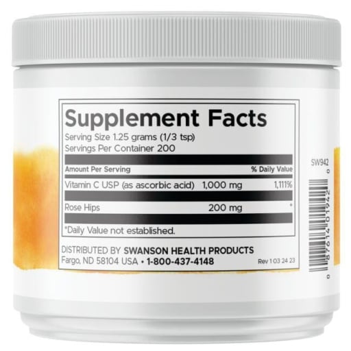 Vitamin C with Rose Hips Powder