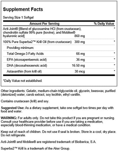 ActiJoint Plus with Krill Oil