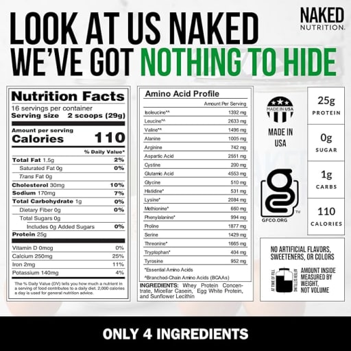 Naked Protein Powder (Unflavored)