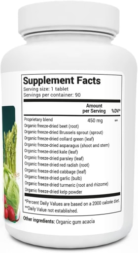 Organic Greens Superfood Tablets