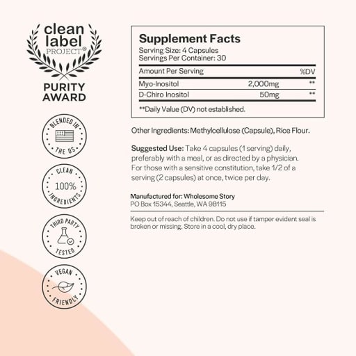 Myo & D-Chiro Inositol Capsules