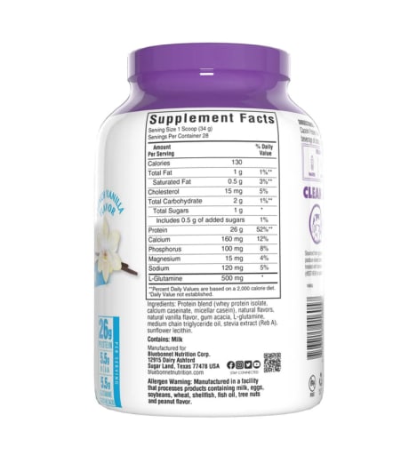 100% Natural Dual-Action Protein Natural French Vanilla