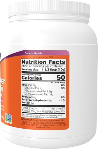 Sunflower Lecithin Pure Powder