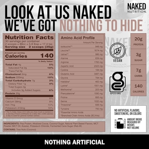 Naked Shake Protein Powder (Chocolate)