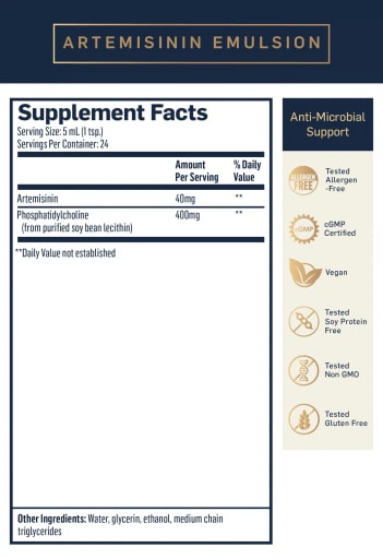 Artemisinin Emulsion