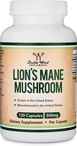 Lions Mane Supplement Mushroom Capsules