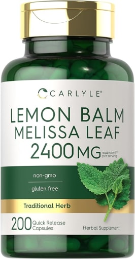 Lemon Balm Melissa Leaf 2400 mg