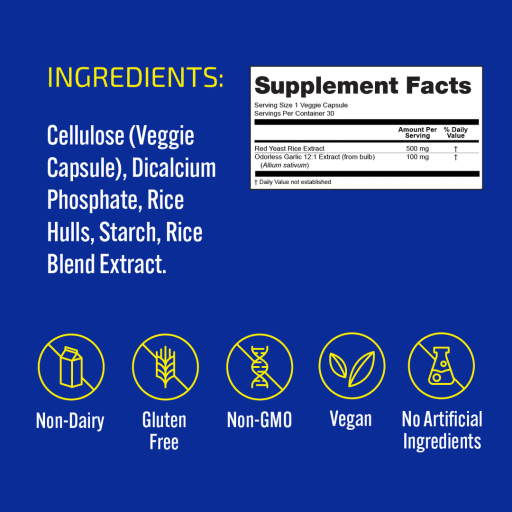 Red Yeast Rice + Odor-free Garlic