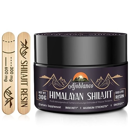 Pure Himalayan Organic Shilajit Resin 600mg