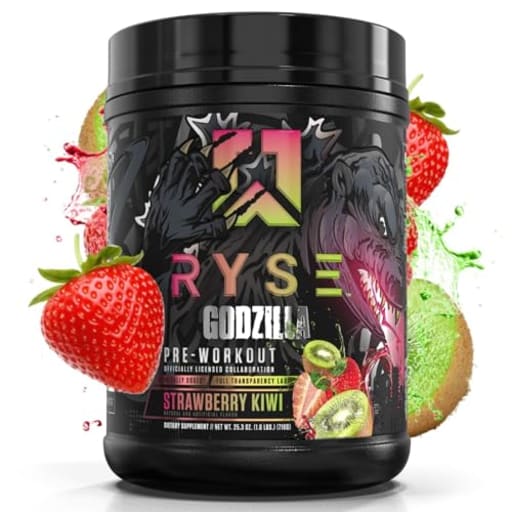 Ryse Noel Deyzel x Godzilla Pre Workout (Strawberry Kiwi)