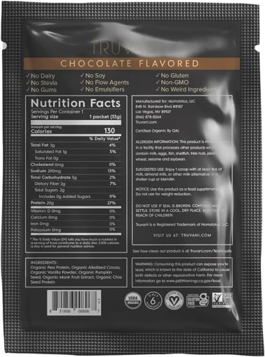 Organic Vegan Protein Powder (Chocolate)