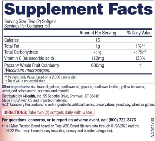 Cranberry Pro Softgels