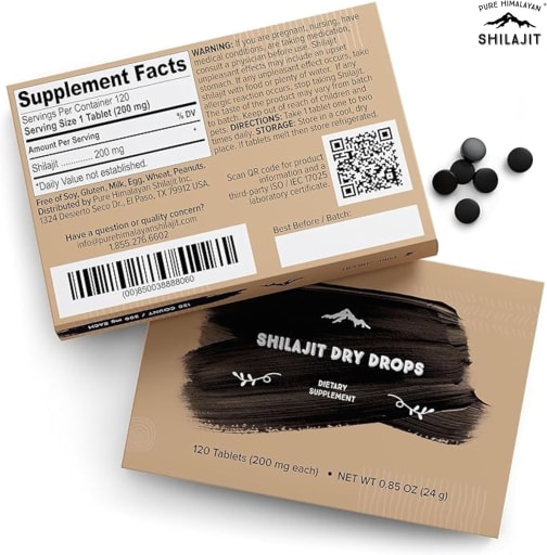 Shilajit Dry Drops