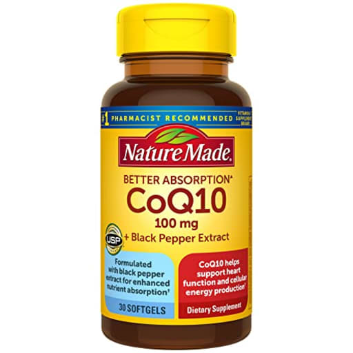 Better Absorption CoQ10 100 Mg + Black Pepper Extract Softgels