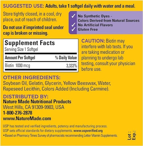 Biotin 1000 mcg