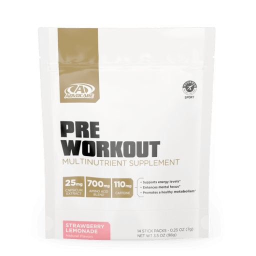 Pre Workout Strawberry Lemonade