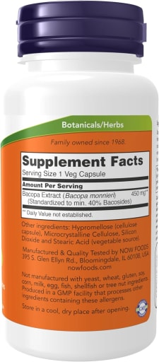 Bacopa Extract 450 mg