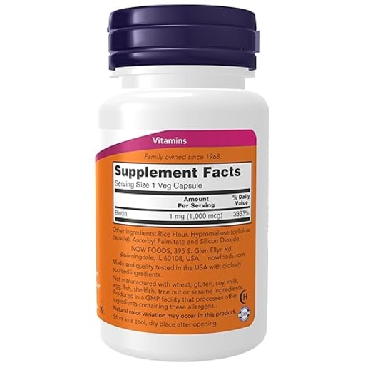 Biotin 1,000 mcg