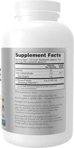 D-Ribose Powder 5000 mg