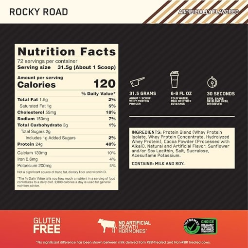 Gold Standard 100% Whey (Rocky Road)