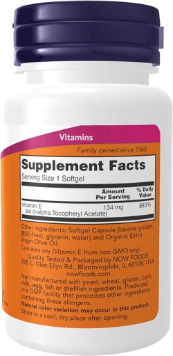 E-200 d-alpha Tocopheryl