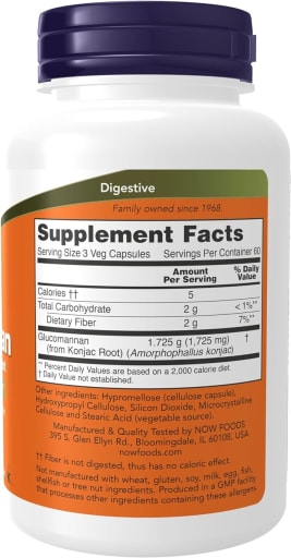 Glucomannan 575 mg