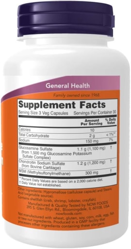 Glucosamine & Chondroitin With MSM