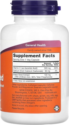 Grape Seed 100 mg - Standardized Extract