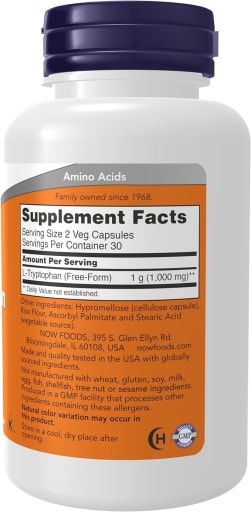 L-Tryptophan 500 mg