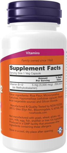 Methyl B-12 5,000 mcg