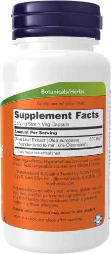 Olive Leaf Extract 500 mg