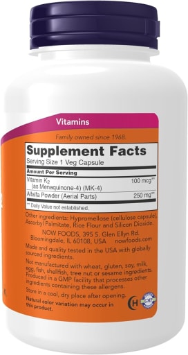 Vitamin K-2 100 mcg