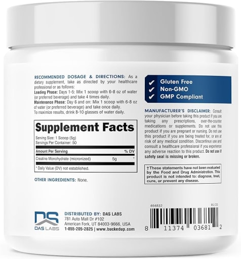 Creatine Monohydrate (Unflavored)