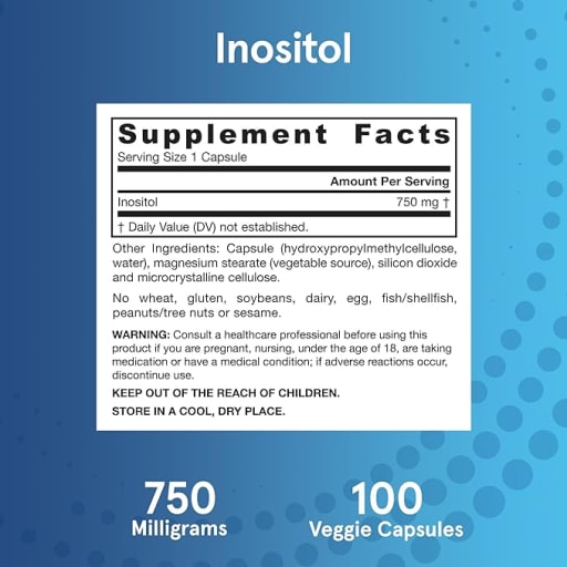 Inositol 750 mg