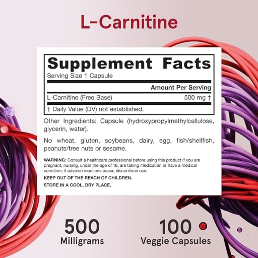 L-Carnitine 500 mg Licaps