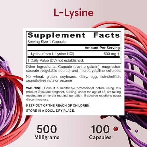 L-Lysine 500 mg