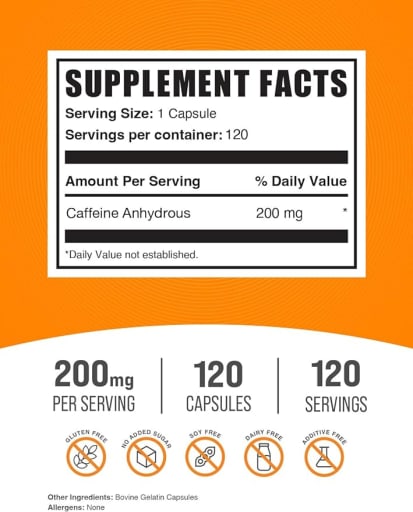 Caffeine 200 mg