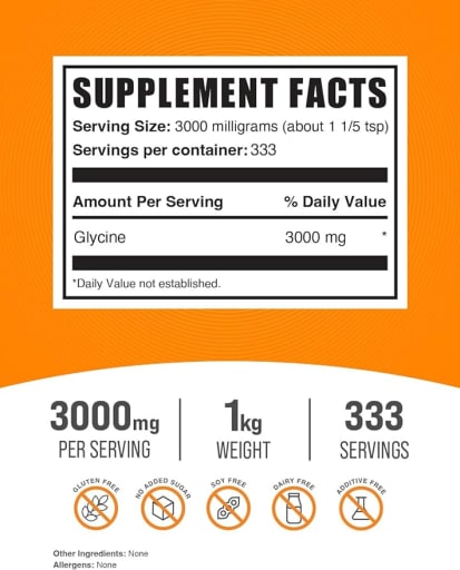 Glycine Powder 3000 mg