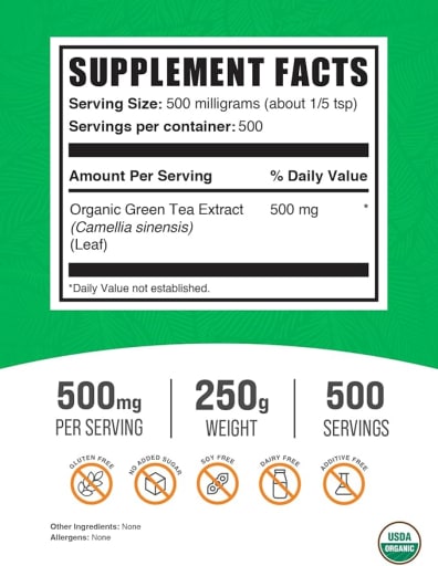 Organic Green Tea Extract