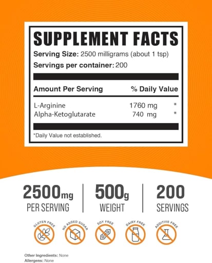 L-Arginine Alpha-Ketoglutarate