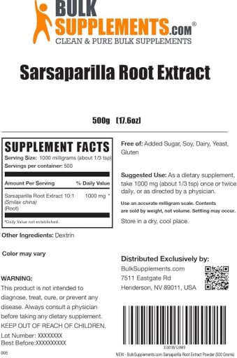 Sarsaparilla Root Extract