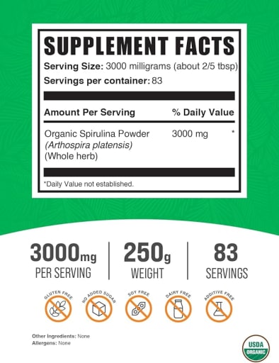 Organic Spirulina Powder
