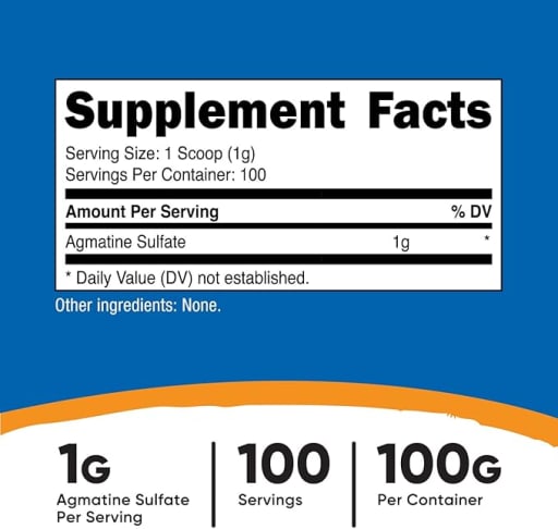 Agmatine 1 g Unflavored