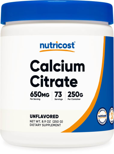 Calcium Citrate 650 mg Unflavored