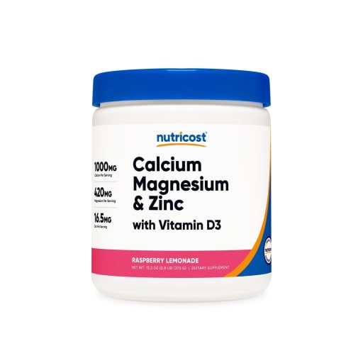 Calcium Magnesium & Zinc with Vitamin D3 (Raspberry Lemonade)