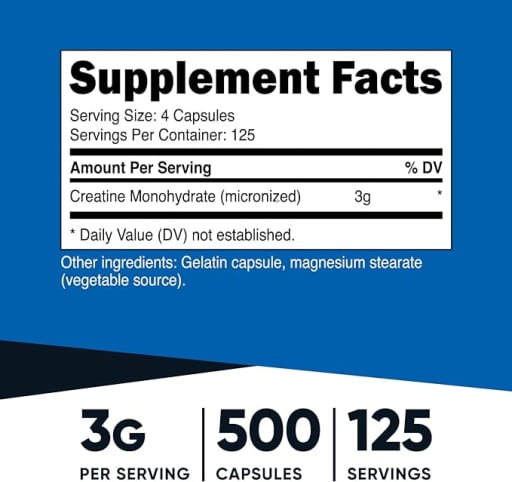 Creatine Monohydrate 3 g