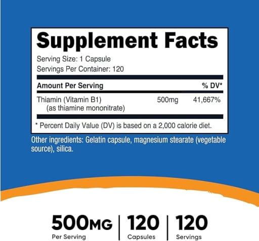 Vitamin B1 500 mg