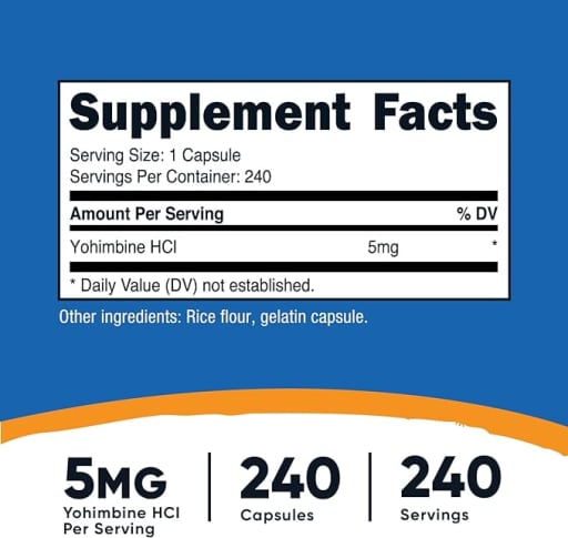 Yohimbine 5 mg