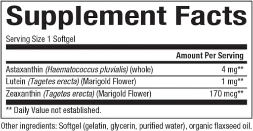 Astaxanthin Plus 4 mg